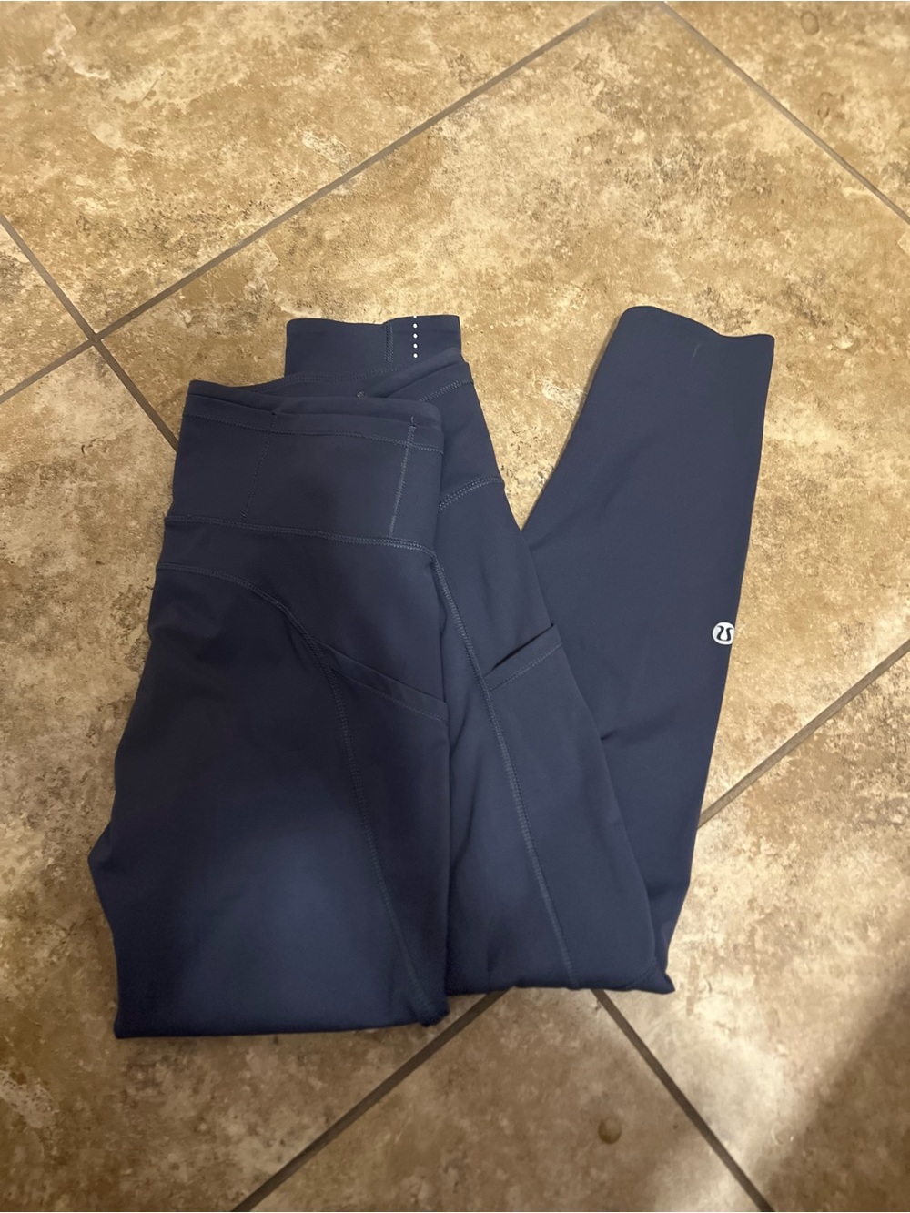 lululemon athletica Navy Blue High-Rise Performance Leggings